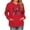 Red, variant on Tetras Women 2024 Fall Top,Merry Christmas Women's Christmas Print Round Neck Long Sleeve Pullover Sweatshirt