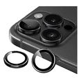 thumbnail image 1 of Mica Aros Cámara Negro Para iPhone 14Pro/14ProMax, Protector de Lente Mica (Aros) compatible con iPhone 14Pro/14ProMax - Vidrio Templado y Borde Negro., 1 of 5