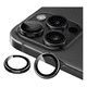 thumbnail image 1 of Mica Aros Cámara Negro Para iPhone 15Pro/15ProMax, Protector de Lente Mica (Aros) compatible con iPhone 15Pro/15ProMax - Vidrio Templado y Borde Negro., 1 of 6