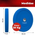 thumbnail image 3 of Par De Discos Olímpicos X-Rush 20 Kg Azul, 3 of 7