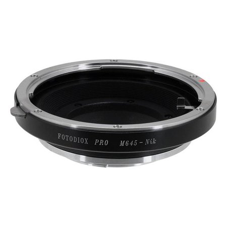 UPC: 0812759010144 | Fotodiox M645-NikF-Pro Pro Lens Mount Adapter – Mamiya 645 Mount Lenses To Nikon F Mount SLR Camera Body