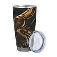 thumbnail image 2 of Susaid Golden Dragon Tattoo Art Print 20oz Car Cup,Insulated Coffee Cup Fully Spill Proof Travel Coffee Mug, Stainless Steel Tumbler for Work Home Outdoor Car-Without Straw, 2 of 8
