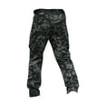 thumbnail image 4 of Men Ripstop Tactical Pants Multi Zipper Pockets Camo Outdoor Work Trousers Durable Hiking Pants For Fall Winter Green 2XL, 4 of 5