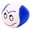 A001- Blue, variant on 1Pcs Hand-Made Knitted Footbag Sack, Mini Soft Stuffed Baseball Style Sandbag, Safe Skill Training Toy, Indoor Outdoor Sports Play Toy for Students