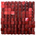 thumbnail image 1 of Panel 4D "CHERRY" , Caja Con 30 Piezas / Shimmer Wall, Panel Decorativo, lentejuelas ,30x30cm , Fondo Negro/Muro para fiesta PANEL DECORATIVO CHERRY, 1 of 5