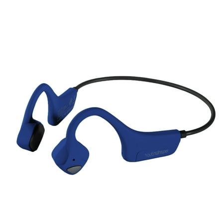 YouthWhisper Bone Conduction Headphones Bluetooth - Wireless Sport Bone Conduction Earphones with Built-in Mic, Sweatproof Open Ear Headset for Running,Cycling,Driving,Workout