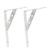 thumbnail image 5 of 2 soportes triangulares para estantes en forma de L para montaje en pared, resistentes a cargas pesadas, 8" L en forma de 8 pulgadas, 5 of 7