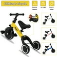 thumbnail image 2 of Under 60$ 3 in 1 Kids Tricycle for 1-3 Years Old Toddler Trike Tricycle Toddler Balance Bike Tricycle Boys Girls Baby Bike Infant Trike with Adjustable Seat Height, 2 of 7
