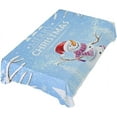 thumbnail image 5 of Coolnut Christmas Snowman Tablecloth, Waterproof Washable Polyester Square Table Cover, Durable Tablecloth for Kitchen Dining Table Party Decor, 60"X 60", 5 of 7