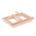 thumbnail image 4 of LeeQinersw Birch Wood Shutter Window Furniture Model 1:12 Doll House Accessory Playset, 4 of 9