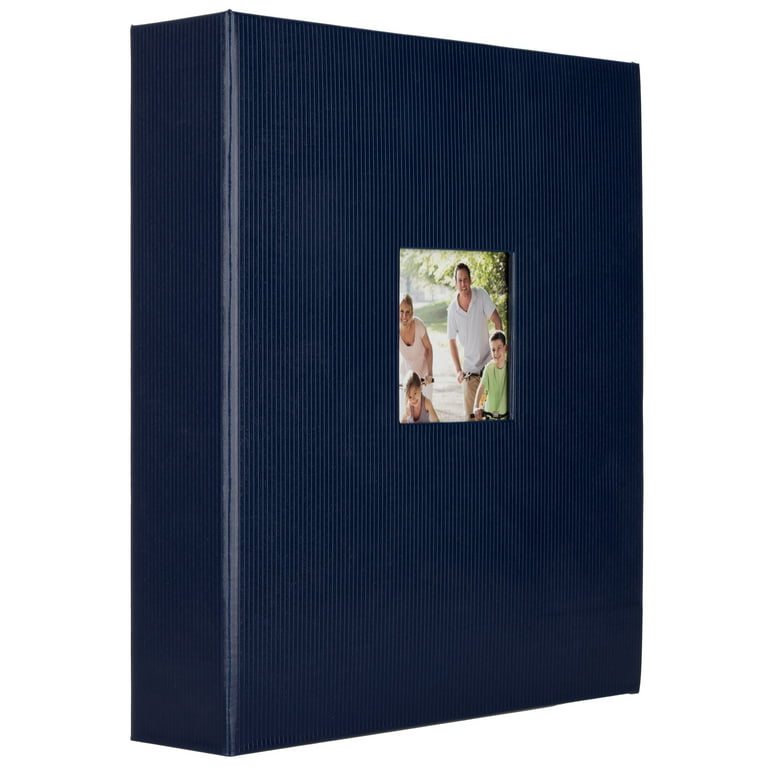Pinnacle 8x10 Magnetic Blue Photo Album, 100 pages