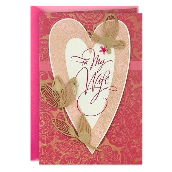 Hallmark Birthday Card for Wife (Lucky to Be Your Husband)