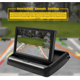 thumbnail image 5 of 4.3 inch Foldable TFT LCD Backup Camera Monitor Screen only Rear View Reverse Display Screen, V1/V2 Two Video Input, 12V/24V Vehicle Backup Camera Display for Car Backup Van Truck, 5 of 8