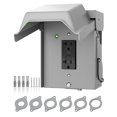 thumbnail image 1 of Caja de enchufe exterior Islewire 20A GFCI de metal resistente a la intemperie, 1 of 9