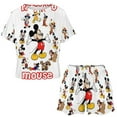 thumbnail image 2 of Mickey Home Suit 2 Pack Pajamas Short Sleeve Top Shorts Sets Comfy Pjs Lounge Sets Sleepwear for Women XL, 2 of 7