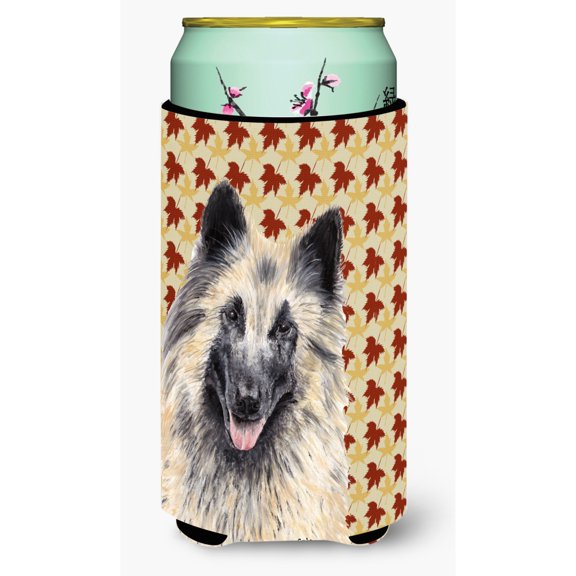 Belgian Tervuren Fall Leaves Portrait Tall Boy Hugger