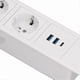 thumbnail image 3 of Under Cabinet Power Strip with 3 Outlets and 3 USB Ports, 1.5M Cable, Tabletop Socket, PD20W Fast Charging, 3 of 3
