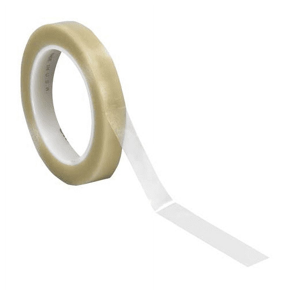 3M™ 471 Vinyl Tape, 3" Core, 0.5" x 36 Yd., Clear, Case Of 3