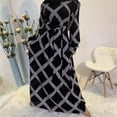 thumbnail image 2 of Amazing Snazzy Malaysia Islamic Long Maxi Dress with Belt Muslim A-Line Maxi Dress with Belt, 2 of 3