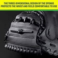 thumbnail image 5 of Baseball Glove Durable PU Leather Baseball And Softball Catcher' Beginner Play Training Youth Adults Practice Outdoor Sports Black, 5 of 13