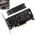 thumbnail image 1 of Adaptador M.2 SSD PCIE  Tarjeta Dividida PCIEX8 A NVME MKEY Útil Adaptadora, 1 of 9