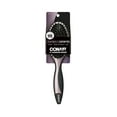 thumbnail image 2 of (2 pack) Conair Diamond Ceramic Cushion Hairbrush with Boar and Nylon Bristles, Black, 2 of 8