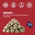 thumbnail image 4 of Muenster Freeze-Dried Beef Meatball Dog Treats, Limited-Ingredient High-Protein Dog Snacks, Training Rewards, Healthy High-Value Treats, 4 oz Resealable Pouch, 4 of 7