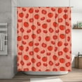 thumbnail image 5 of Rateoe Tomato Shower Curtain - Fancy Bathroom Shower Curtain Sets - Waterproof Shower Curtain with Hooks with 12 Plastic Hooks 72x72 Inches, 5 of 5