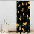 thumbnail image 2 of yowmns Waterproof, Hooked, Printed Curtain Set for Stylish Bathroom Decoration - Ideal Shower Curtains & Curtain Sets, 2 of 6