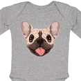 thumbnail image 4 of Inktastic French Bulldog Dog Boys or Girls Long Sleeve Baby Bodysuit, 4 of 5