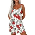thumbnail image 5 of PRETTYGARDEN Women's Summer Dresses Casual Print Spaghetti Strap Sleeveless Sundress Beach Vacation Cover Ups, 5 of 9