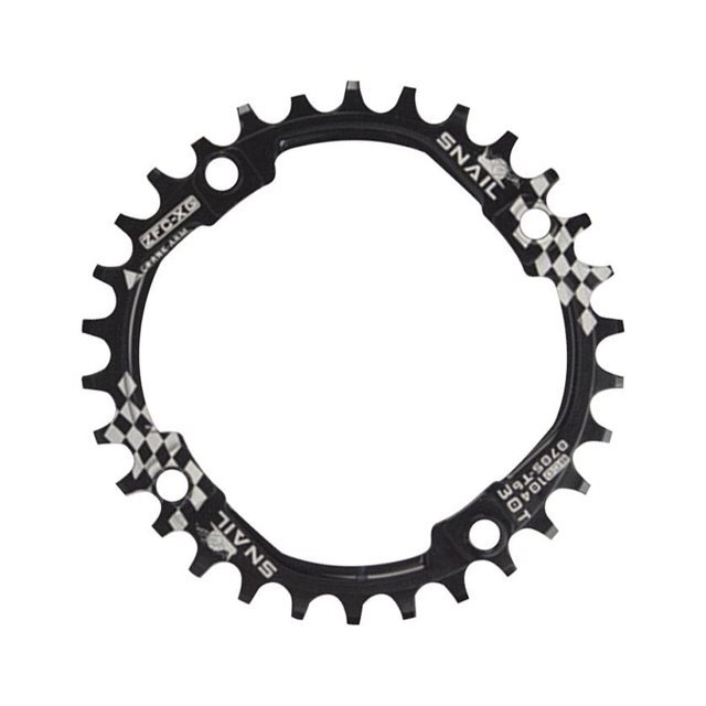 Soidarity Manivela de bicicleta redonda, estrecha y ancha, de bicicleta de montaña , bielas de 30T, piezas de placa dentada Type4 NO4