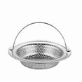 thumbnail image 5 of Kitchen Sink Drain Strainer, Stainless Steel Scrap Catcher, Basket Strainer with Handle, Sink Protector for Food Waste, Dishwasher Safe Drain Basket, Universal Fit Sink Accessories, 5 of 5