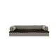thumbnail image 2 of Furhaven Cama ortopédica para perros medianos y pequeños con refuerzos extraíbles y funda lavable, para perros de hasta 35 libras - Sofá cómodo con decoración tejida y de felpa - Marrón diamante, medi, 2 of 5