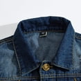thumbnail image 5 of Wyobmus Denim Vest for Men Casual Loose Fit Sleeveless Trucker Jacket Vintage Casual Ripped Summer Jean Vest A-Dark Blue, 5 of 9