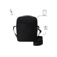 thumbnail image 4 of Totto Bolsa De Hombre Crossbody Bandolera Drill - A negro CH, 4 of 5