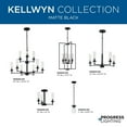 thumbnail image 6 of P400252-031-Progress Lighting-Kellwyn - 9 Light Chandelier-Matte Black Finish    -Traditional Installation, 6 of 7