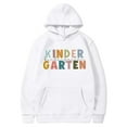 thumbnail image 2 of RXIRUCGD Ladies' Casual Hooded Sweatshirt Jacket, White, Size: S, 2 of 4