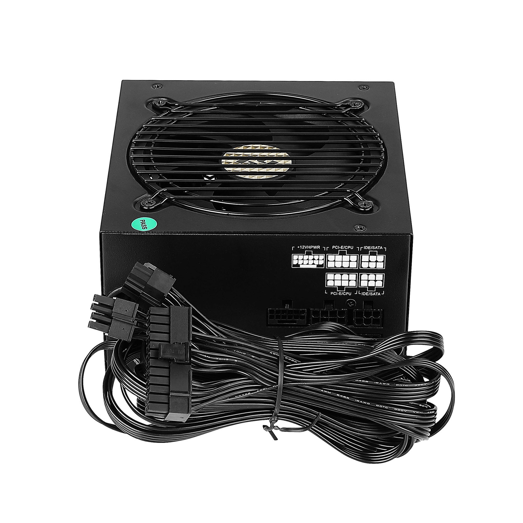 b-GoldX 900W Semi Modular ATX 3.1, PCIe 5.1, 12VHPWR GPU Connector, 80+ Gold Efficiency Equivalent with APFC, OPP, SCP, OVP, UVP, OCP, SPD ATX Power Supply.