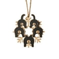 thumbnail image 4 of Snowflake Pendant Decoration for Cats, Bottom Ornament, Festive Holiday Pet Accessory, 1 Pc, 4 of 9