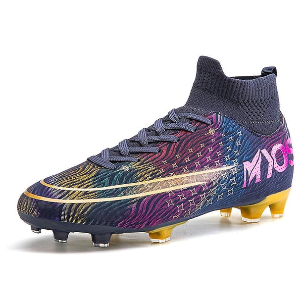 Mens Soccer Shoes Football Boots Football Sneaker Futsal Training Shoes 2E332 zhangyuxiang LED
