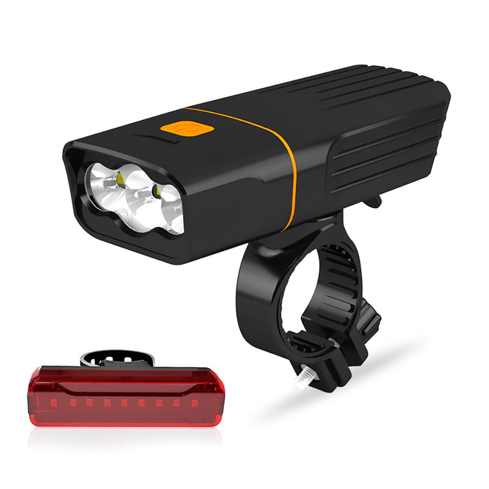 LED 15000LM Light  Rechargable  Front Lamp  Bicycle Bike   Rear Set  USB 