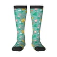 thumbnail image 2 of Lsque Happy Summer Printed Crew Socks Men's Women's LightWeight Thin Casual Calf Socks ,Knee High Socks,Cotton Socks, 2 of 9