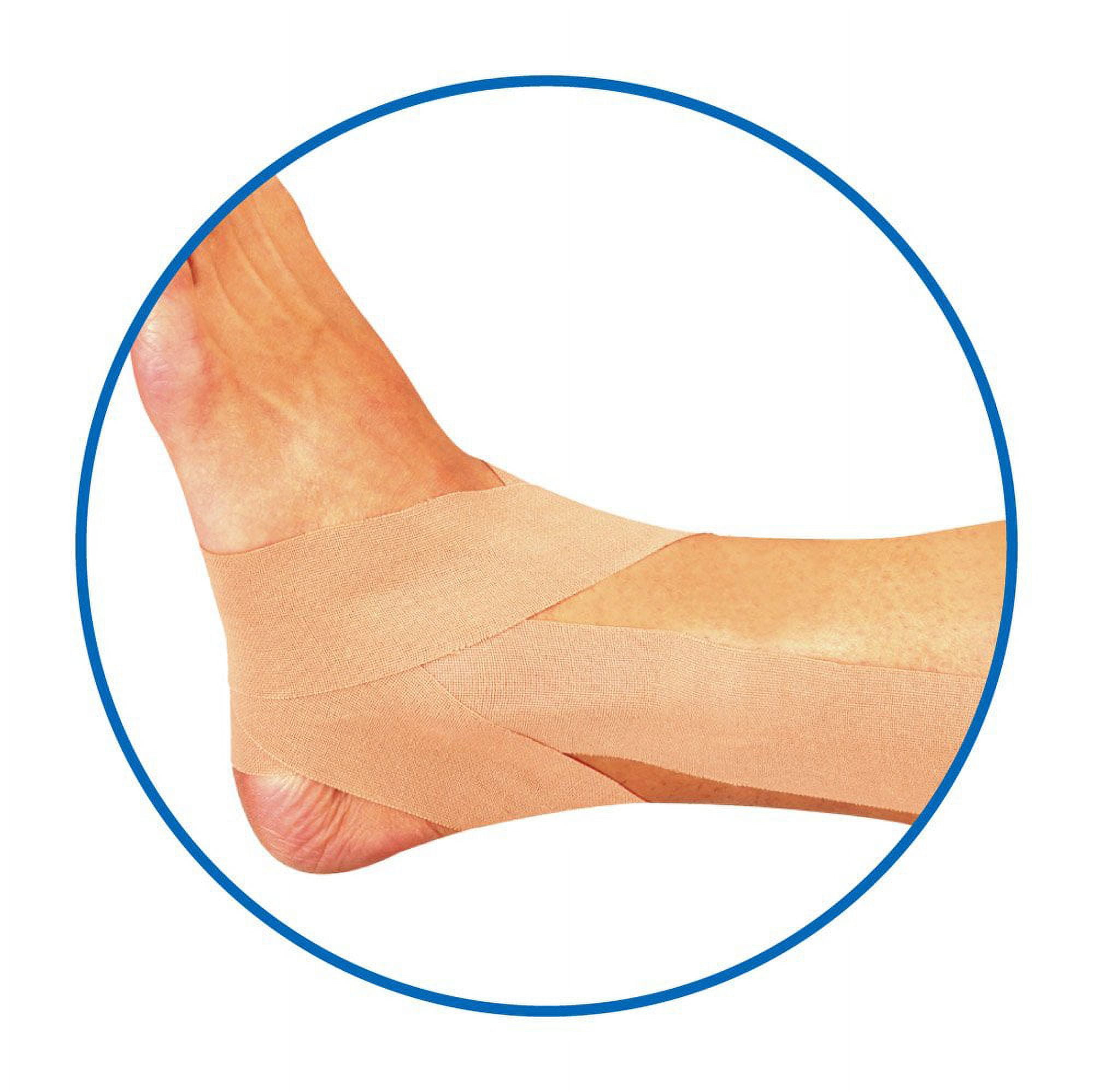 Kinesiology Tape, K Sports Tape Beige Kinesthetic Tape for Knee Shoulder  Ankle Elbow, 2 Inch x 16.5 feet (Beige, 3 Rolls)