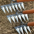 thumbnail image 4 of Iron Rake for Gardening and Weeding, Ironrake The Heavy Duty Iron Weeding Rake, Rake for Dethatching Lawn, Garden Weeding Tools for Backyard Lawn Loosening (4 Size Options), 4 of 9