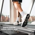 thumbnail image 5 of Compression Running Ankle Socks for Men and Women (6 Pairs), Quarter Athletic Socks for Running, Cycling, Golf, Work, 5 of 5