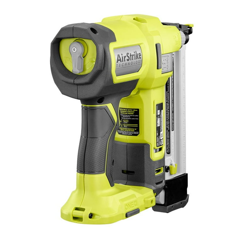 RYOBI ONE P361 18V 18 Gauge Cordless AirStrike Narrow Crown Stapler Kit with Battery and Charger Walmart