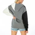 thumbnail image 2 of Women's Gameday Couture  Black/White Northern Iowa Panthers Victory Tri-Color Pullover Hoodie, 2 of 2