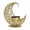 C, variant on Moon Shaped Crystal Pillar Candle Holder Tealight Holder, Metal Crystal Moon Pillar Candle Stand Votive Candlestick Candle Lamp for Dining Table Centerpiece Wedding (Gold)