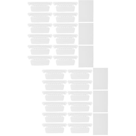 2 Sets of Guolao Color PVC Label Tabs for Writing and Organizing Folders and Multi-Color Divider Accessories